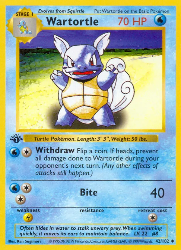 Wartortle 42/102