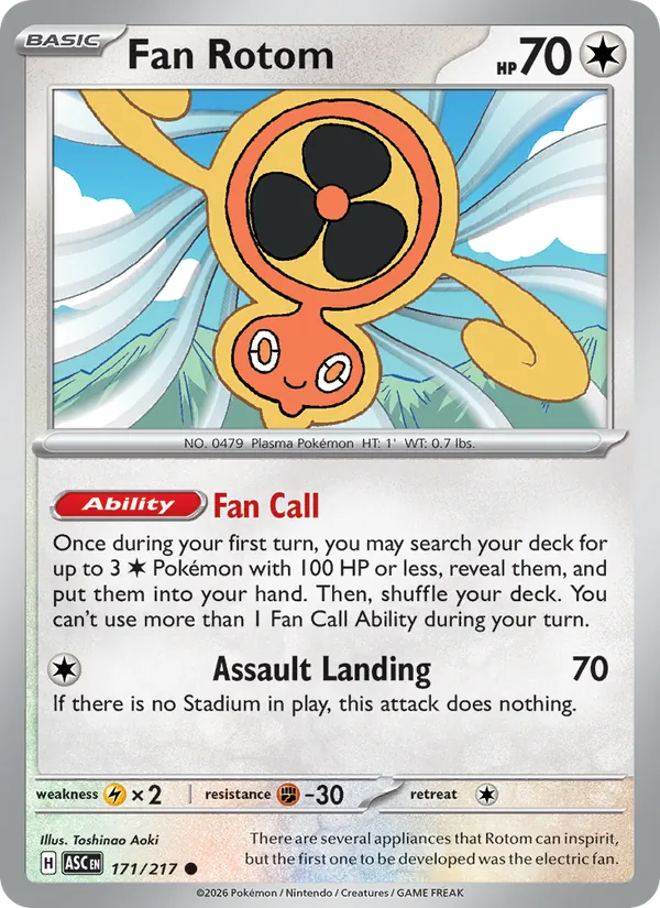 Fan Rotom 171/217