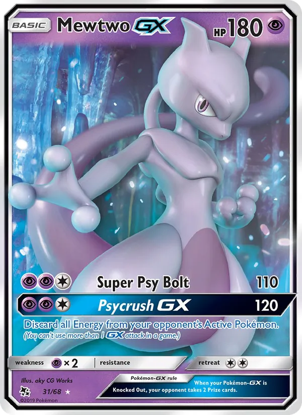 Mewtwo GX 31/68
