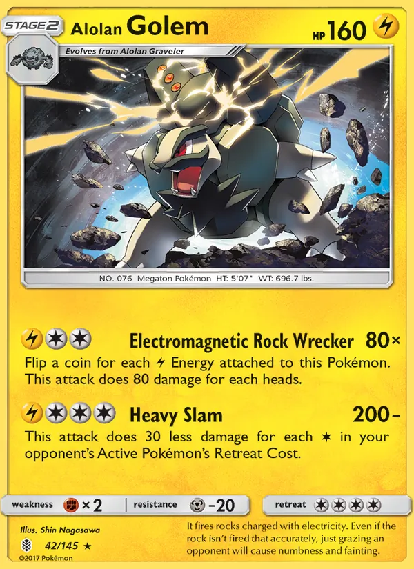 Alolan Golem 42/145