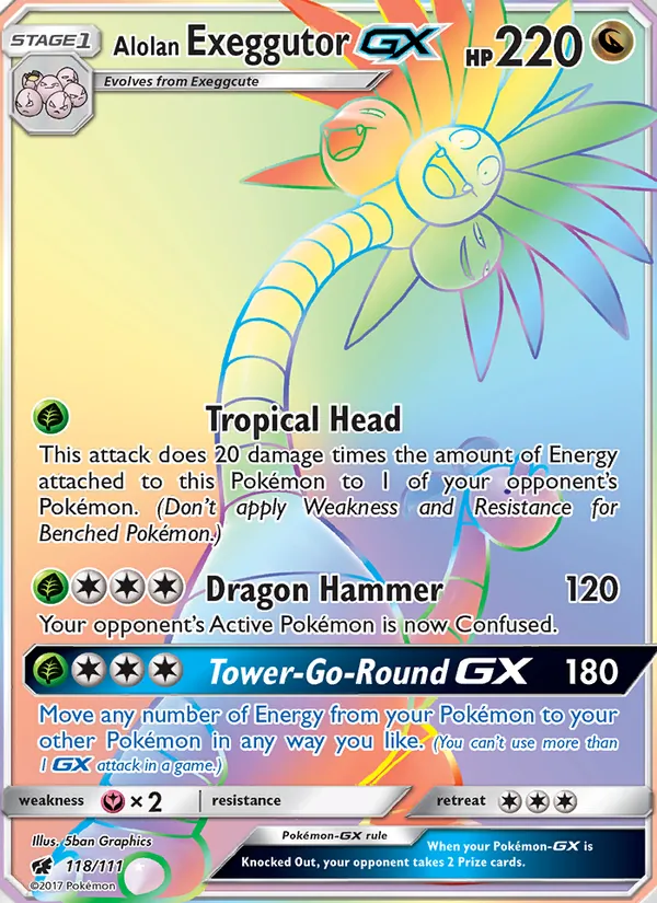 Alolan Exeggutor GX 118/111