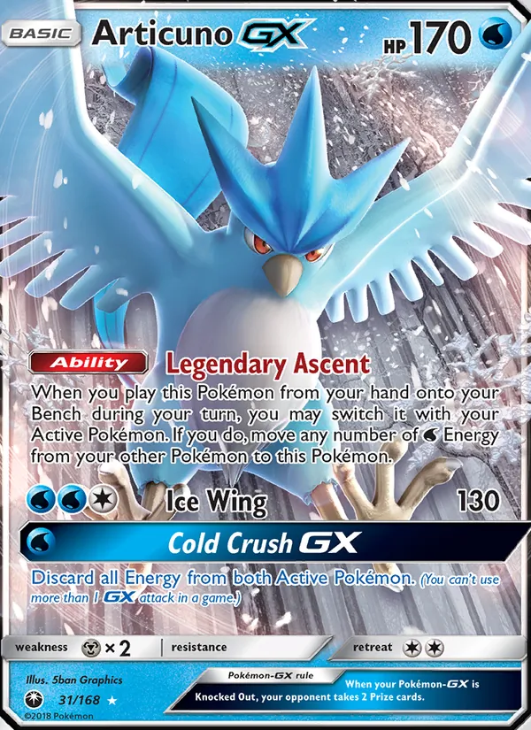 Articuno GX 31/168