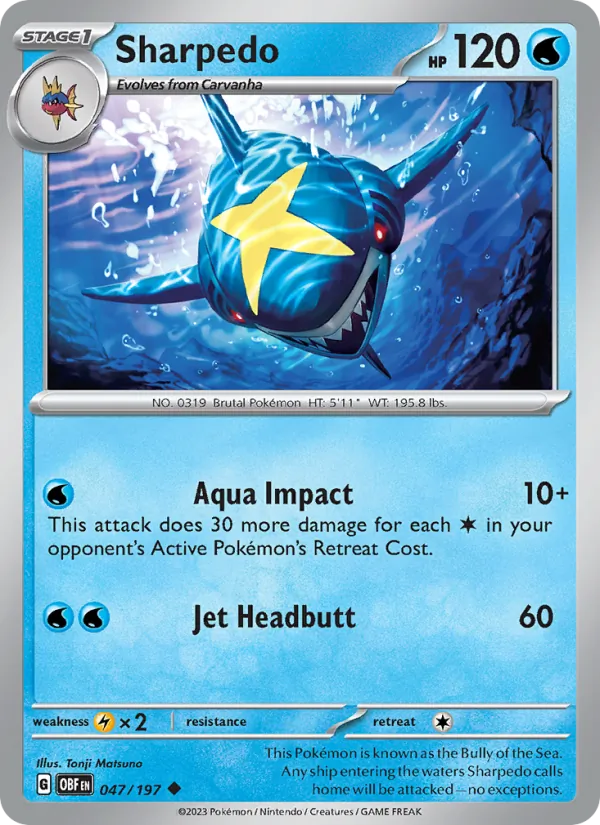 Sharpedo 047/197