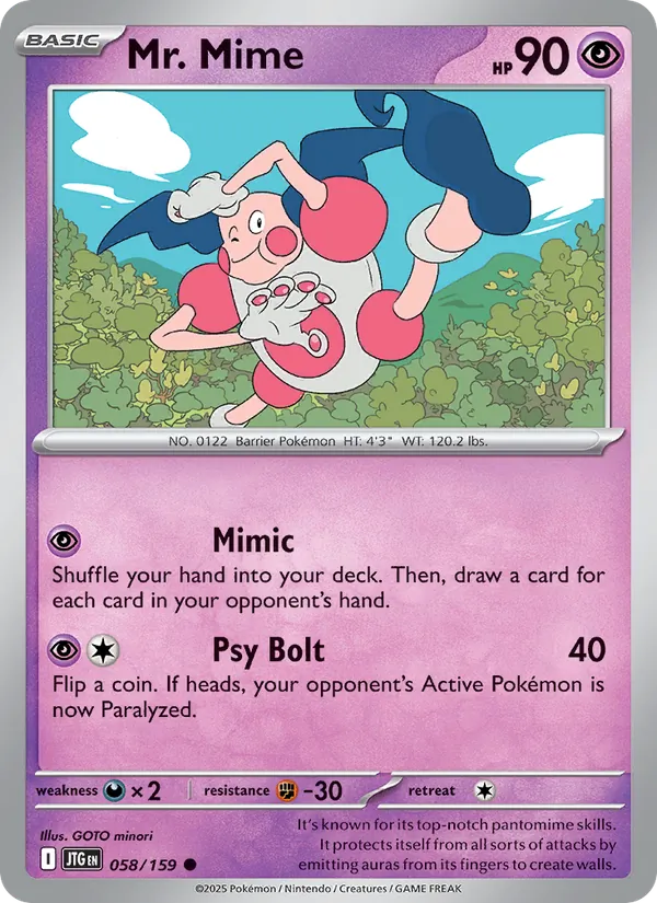 Mr. Mime 058/159