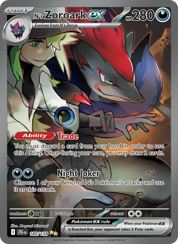 N's Zoroark ex 185/159