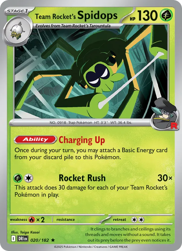 Team Rocket's Spidops 020/182