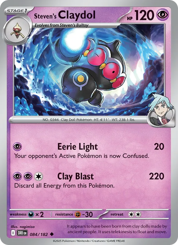 Steven's Claydol 084/182