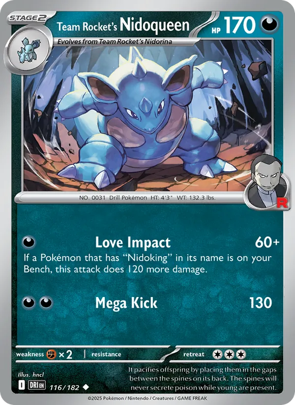 Team Rocket's Nidoqueen 116/182