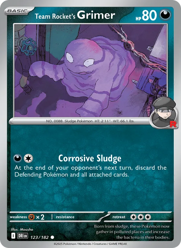 Team Rocket's Grimer 123/182