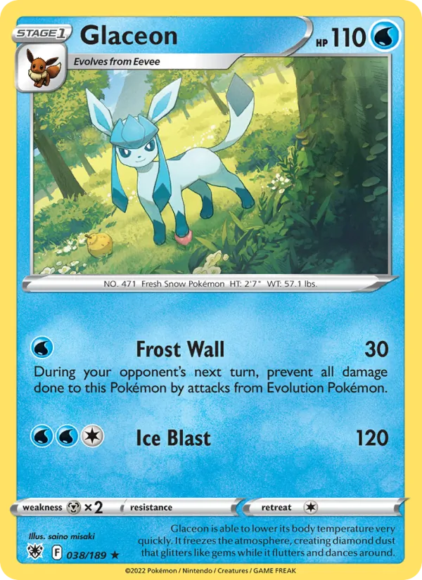 Glaceon 038/189