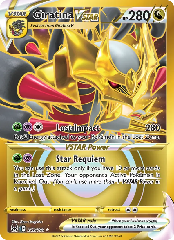 Giratina VSTAR 212/196