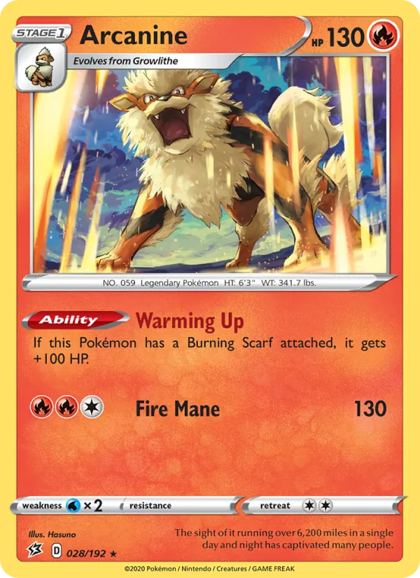 Arcanine 28/192
