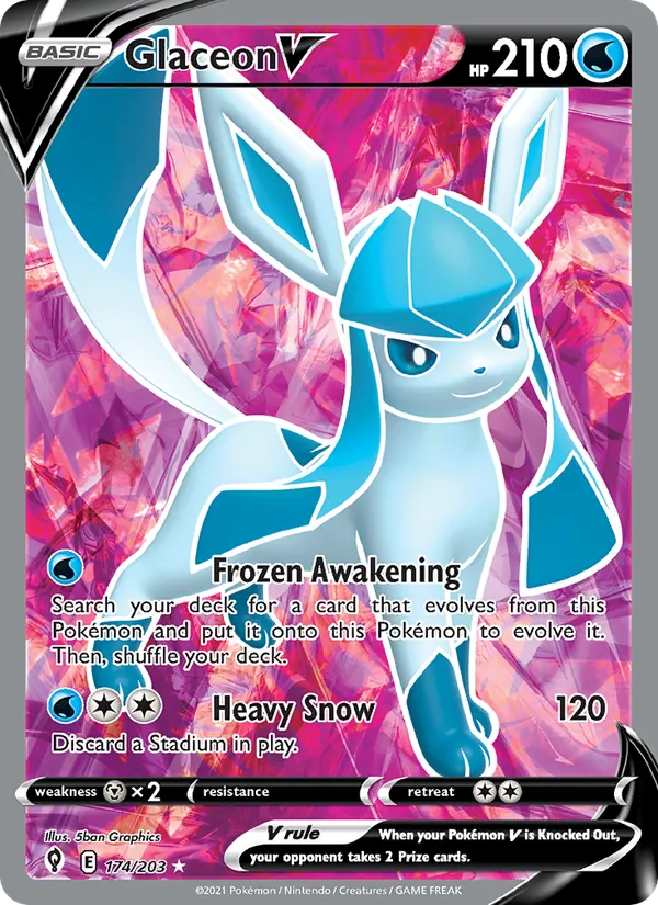 Glaceon V 174/203