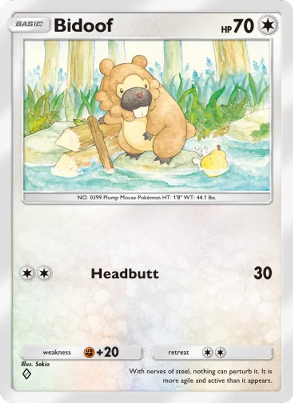 Bidoof 064/72