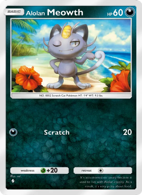 Alolan Meowth 108/155