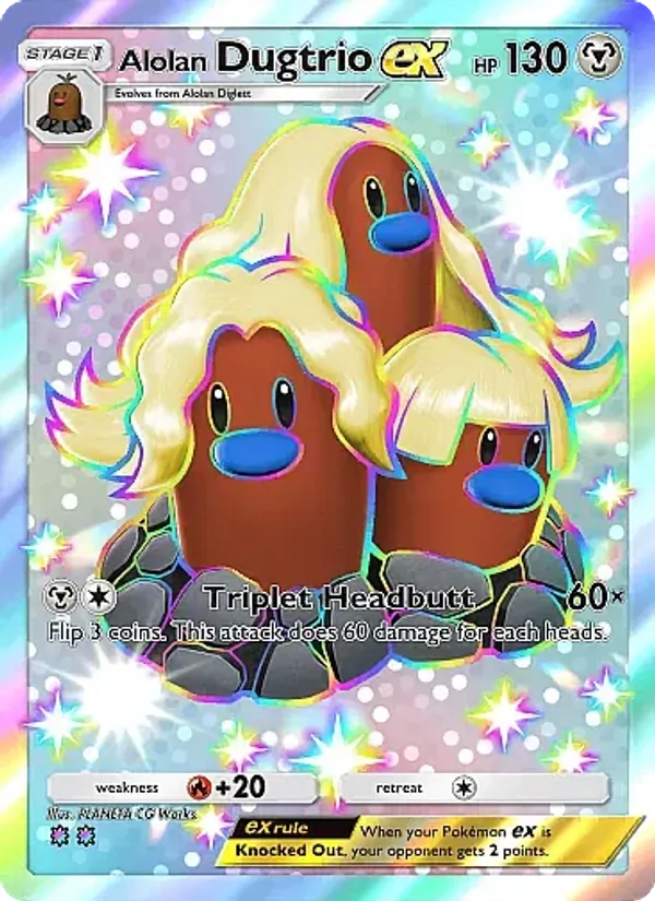 Alolan Dugtrio ex 325/226