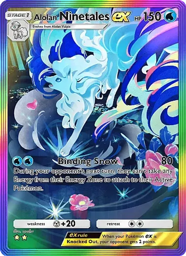 Alolan Ninetales ex 196/155