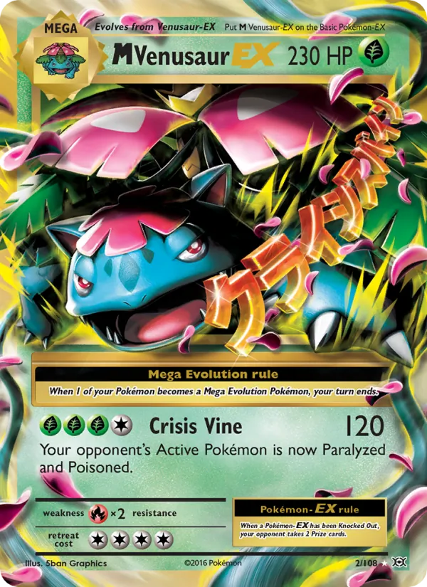 M Venusaur EX 2/108