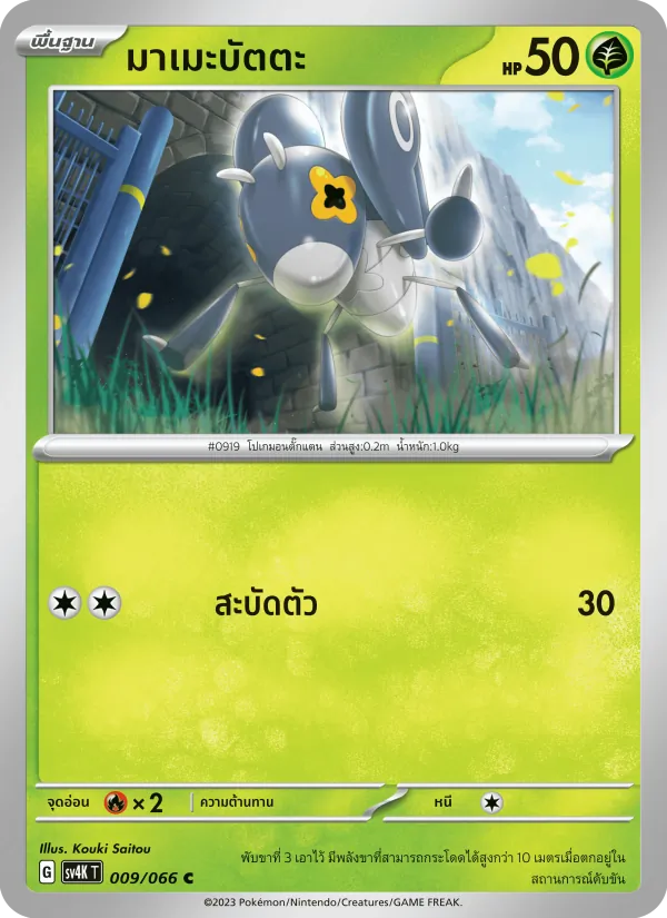 มาเมะบัตตะ 009/66