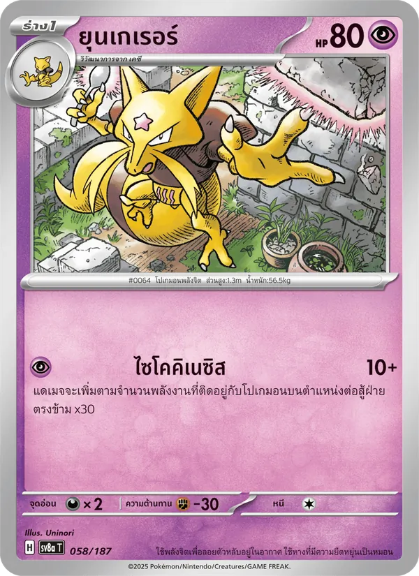 ยุนเกเรอร์ 058/187