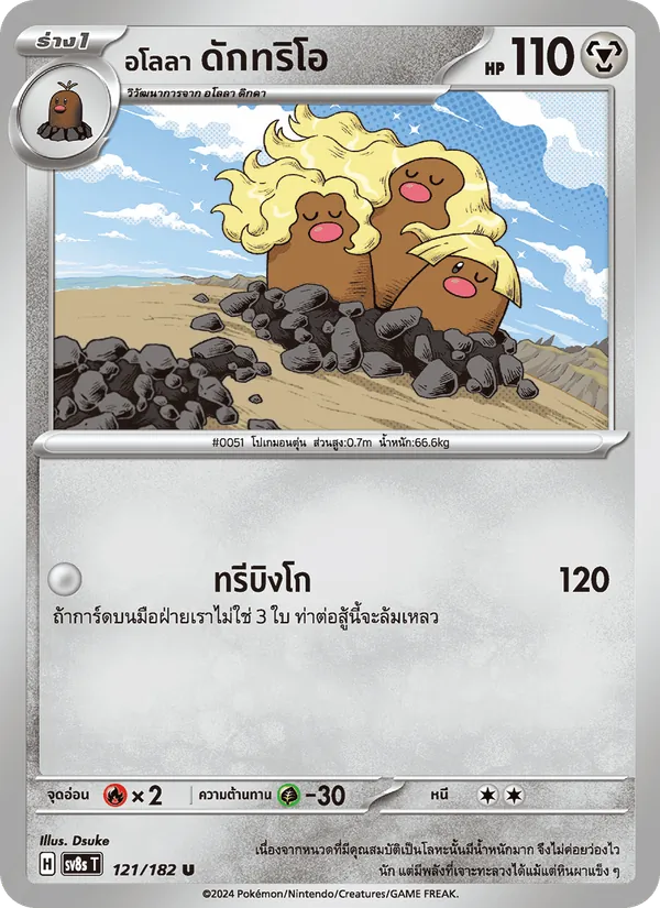 อโลลา ดักทริโอ 121/182